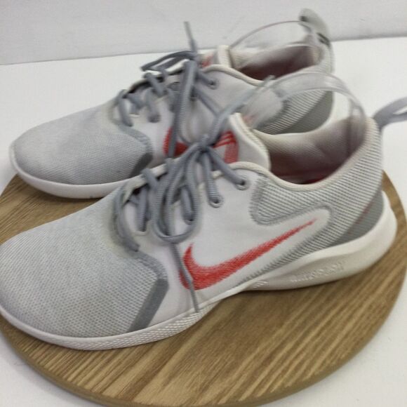 Nike Mens Flex Experience Run 10 Road Running Shoes Lace-Up White Gray Size 9.5 - Picture 6 of 10